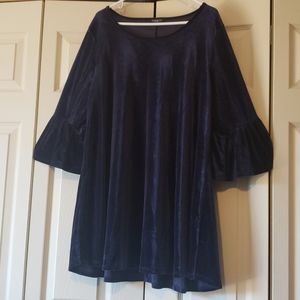 Tunic in velvet